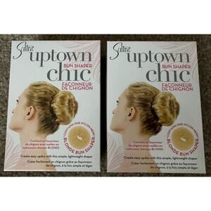 2 pack of Sultra Uptown Chic Blonde Bun Shapers NEW In Package